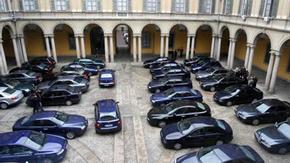 Crocetta taglia le auto blu: da 459 a 13