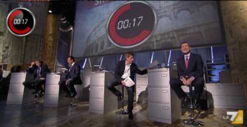 Alemanno, Marino, Marchini e De Vito in tv per il primo confronto elettorale