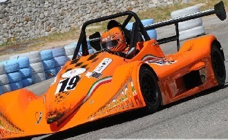 Lucio Peruggini  e la Lancia Delta S4 al via della prima gara del CIVM 2013