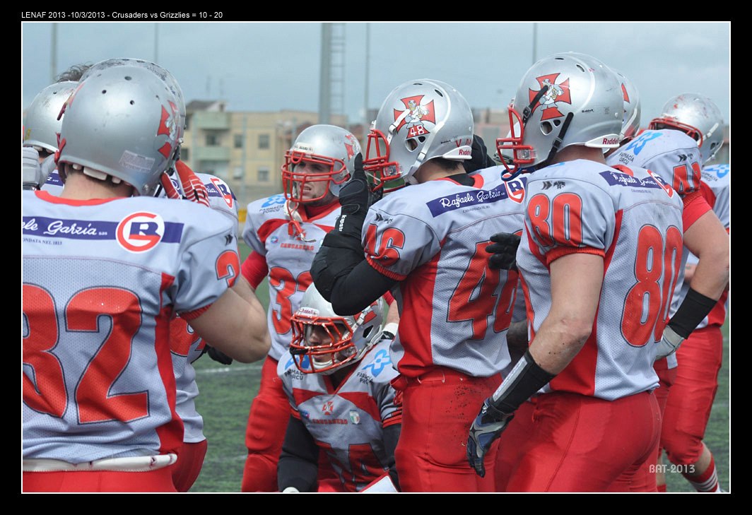 I Crusaders salutano i tifosi cagliaritani