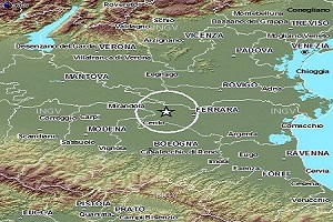 Tre scosse di terremoto registrate nel ferrarese