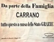 Manifesto funebre di un operaio suicida: la famiglia ringrazia lo Stato