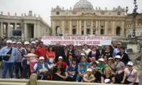 La parrocchia San Michele Arcangelo di Platania ricevuta  in udienza da Papa Francesco