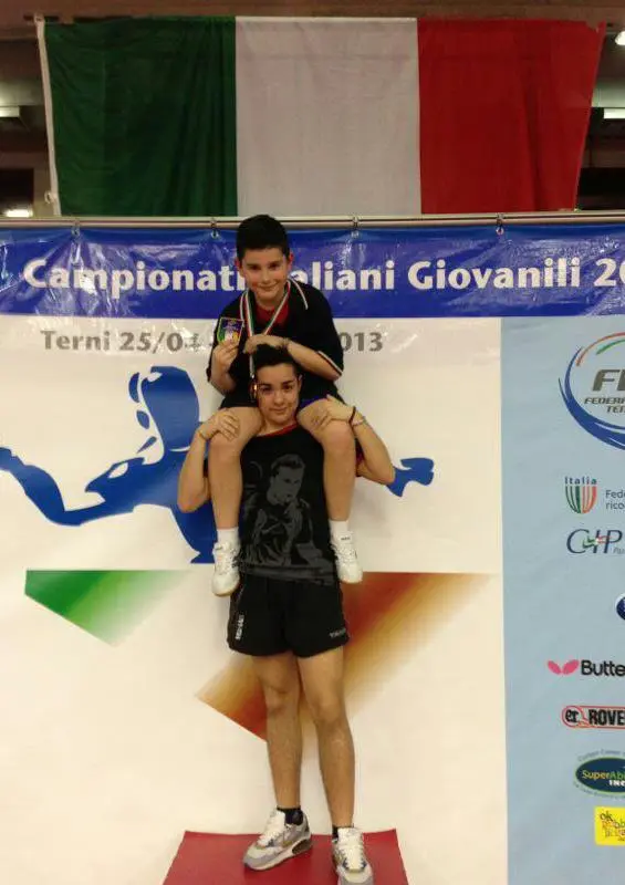 Carlo Rossi regala il quinto oro alla Marcozzi nella categoria ragazzi agli italiani di tennistavolo