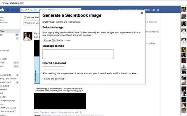 Arriva Secretbook: programma in grado di criptare messaggi in immagini su Facebook