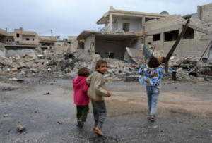 Damasco: bombardata una scuola nel nord del paese, 450 morti tra cui molti bambini