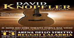 Partita la prevendita per il concerto di DAVID KNOPFLER del 13 luglio a Reggio Calabria