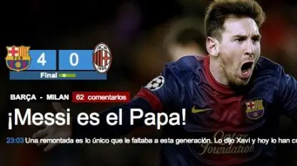 Fumata nera al Camp Nou: Milan fuori dalla Champions e Messi torna a far paura