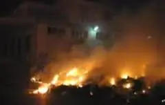 Incendiate abitazioni in fase di ristrutturazione a La Salle