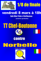 TT Intercup: il Tennistavolo Norbello sfida i francesi dello Chef Boutonne