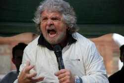 Grillo:" No al governissimo e sì al referendum sull'euro"