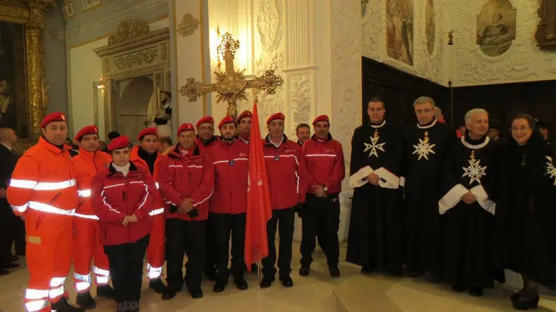 Diamante, il corpo di soccorso dell'Ordine di Malta alle celebrazioni di Matia Preti di Taverna