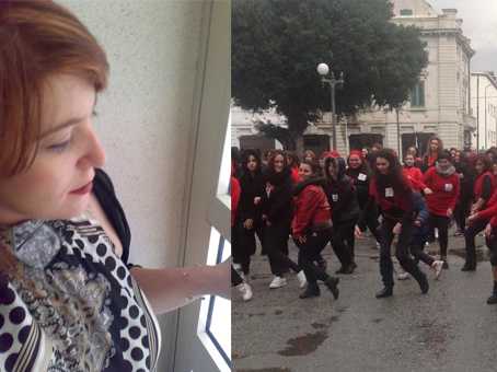 Flash-mob a Messina, il commento di Simona D'Angelo, segretaria del Cedav