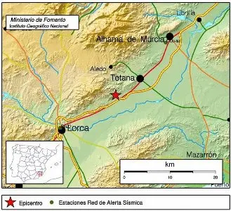 Lorca: nove scosse di terremoto nell'ultimo mese