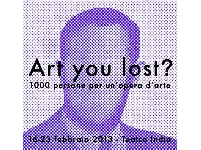 Art you lost: un'opera d'arte collettiva al Teatro India di Roma