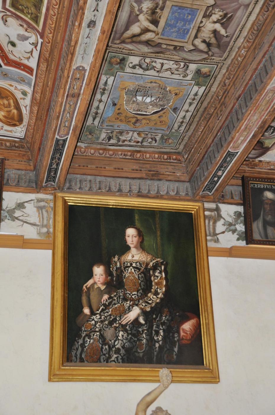 Uffizi, si stacca un affresco del '500. In corso i lavori di restauro