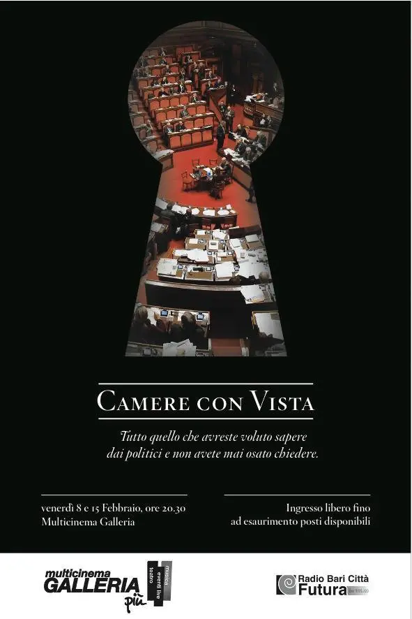 Camere con vista: appuntamento al Galleria per un serio orientamento al voto