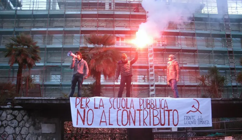 Formia: il Fronte della Gioventù Comunista al liceo classico Vitruvio Pollione