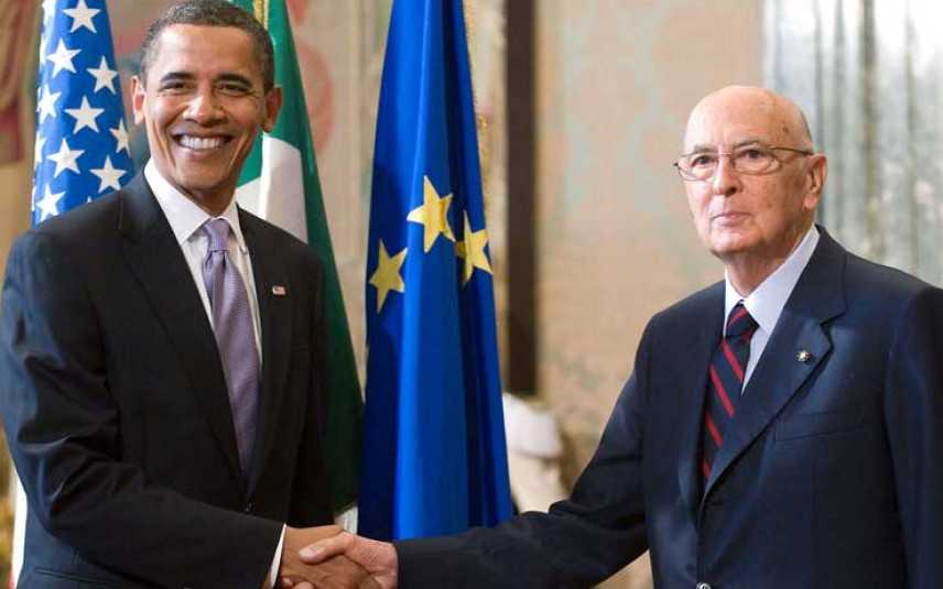 Affari diplomatici: a febbraio il presidente Napolitano incontrerà Obama