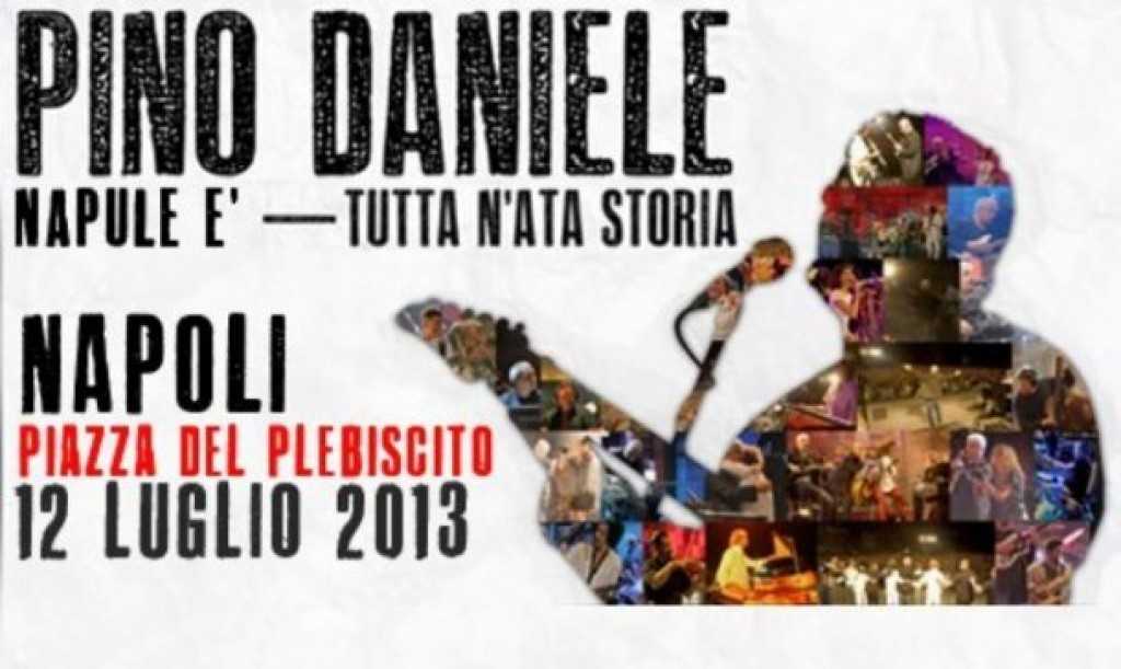 Pino Daniele: concerto in Piazza Plebiscito il 12 luglio e nuovo cd