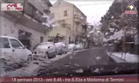 Presa diretta: nevicata sui quartieri Nord [Video]