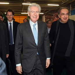 Fiat Melfi,  Monti agl'operai: ''Qui svolta che vorrei per l'Italia''