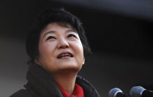 Park Geun-Hye è il primo presidente donna della Corea del Sud