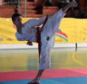 Al 4° Open internazionale di Karate  Fatamorgana 7° posto Assoluto con Mirko Barreca