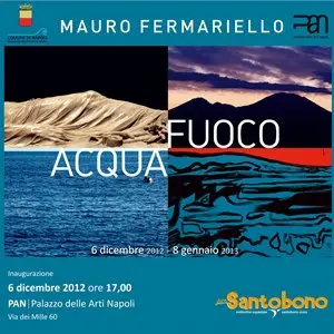 Mauro Fermariello in mostra al Pan di Napoli con "Acqua e Fuoco"