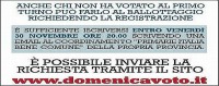 "Domenicavoto"? Sicuramente no