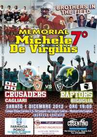 Football Americano: i Crusaders Cagliari ricordano Michele De Virgiliis