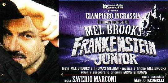 Giampiero Ingrassia torna a calcare le scene con "Frankenstein Junior"