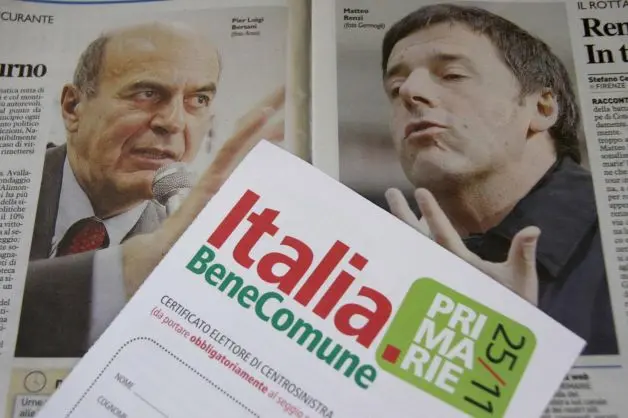 Primarie Pd, sfida tra Bersani e Renzi