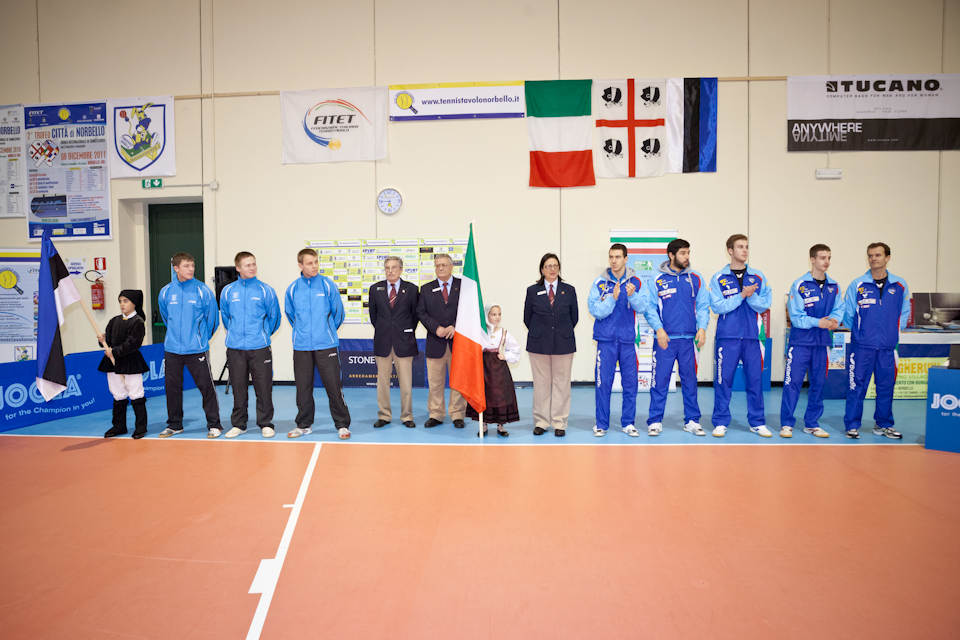 Tennistavolo: a Norbello gli azzurri battono l'Estonia per 3 a 0