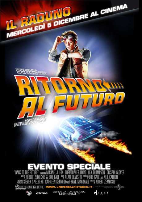 Il primo raduno italiano di "Ritorno al futuro", a dicembre al cinema