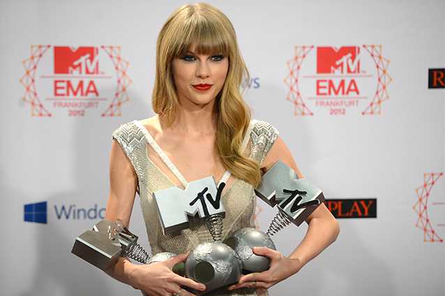 La beffa degli EMA2012: trionfano Taylor Swift e Justin Bibier