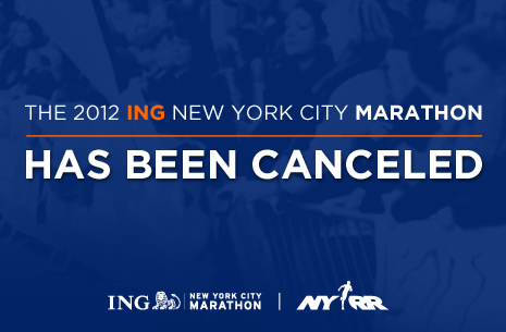 Annullata la maratona di New York