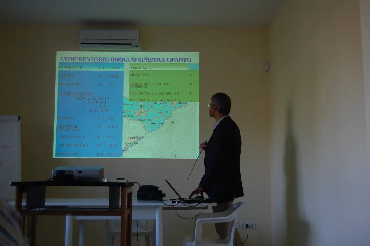 Primo Meeting Annuale del progetto EcoWater: case study "Sinistra Ofanto"
