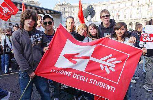 Manifestazione studentesca dell'Uds