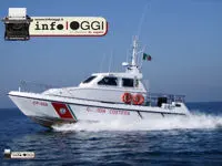 Intervento di soccorso della guardia costiera di Anzio (Roma)