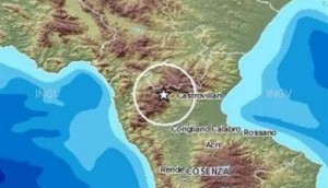 Terremoti: scossa magnitudo 3.6 tra Calabria e Basilicata