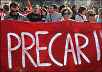 Precari, salari sotto i 1000 euro