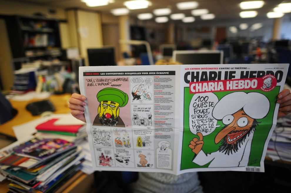Il settimanale Charlie Hebdo, in edicola domani, pubblica delle caricature di Maometto