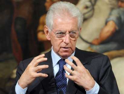 Monti: "Serve sforzo congiunto tra parti sociali"