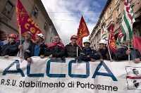 Alcoa, oggi manifestazione a Roma