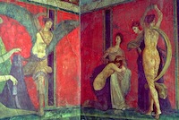 Pompei, crollo negli scavi