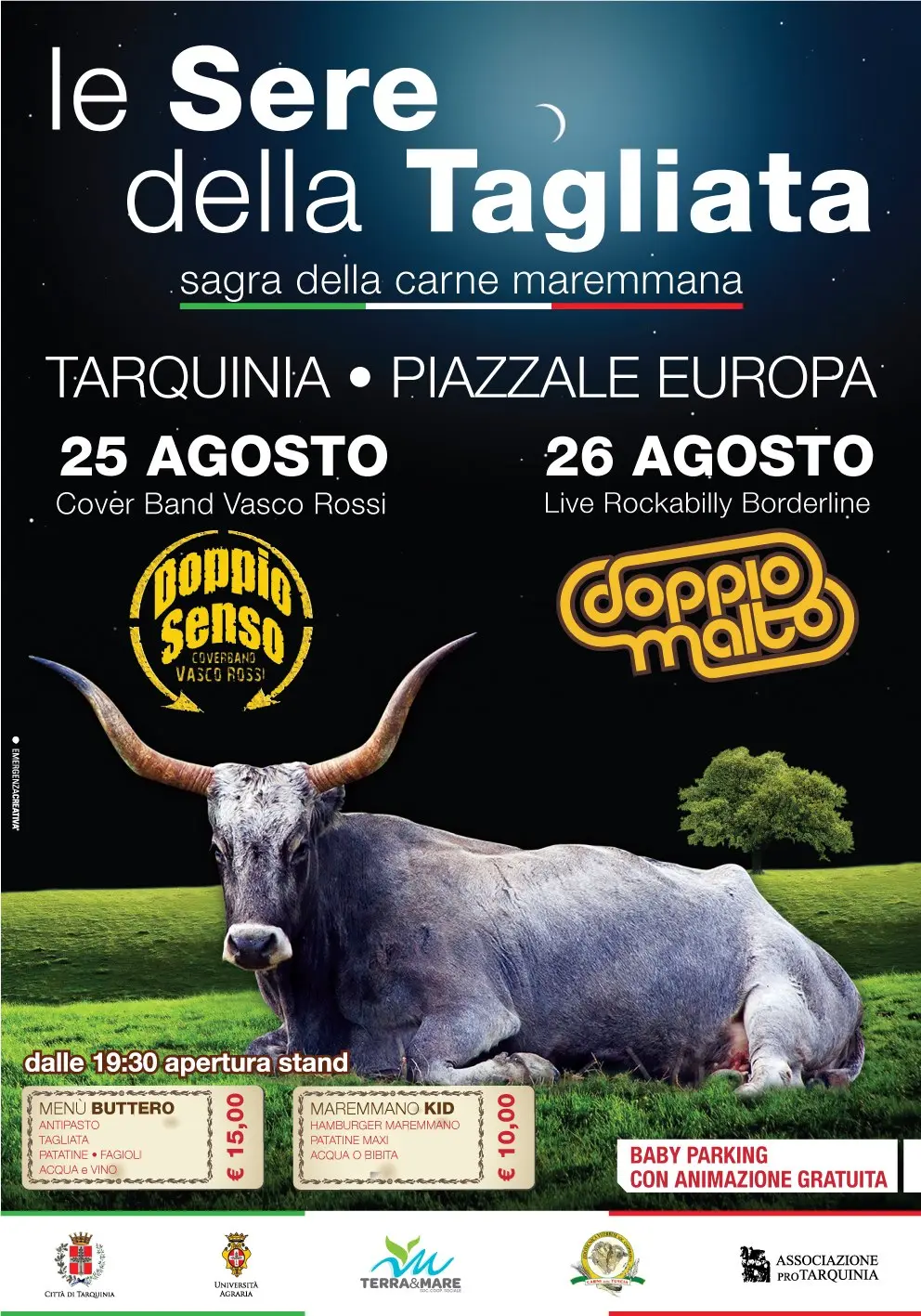 Le sere della Tagliata a Tarquinia (Vt)