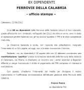 80 ex dipendenti delle Ferrovie della Calabria