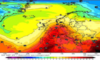 "Caligola" sposta l'alito rovente direzione Nord