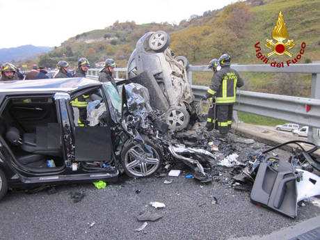 Incidente stradale, tragedia 2 morti e 6 feriti Melicucco (Rc)